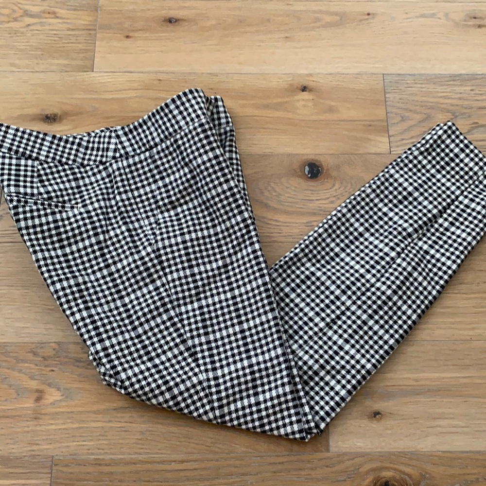 Houndstooth Columnist Ankle pants size 00R